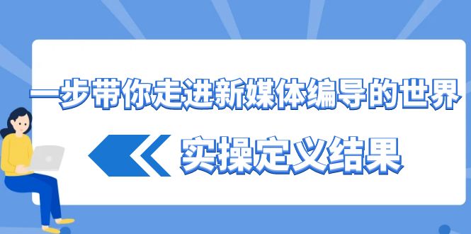 一步带你了解 互联网媒体导演世界，实际操作界定结论-沐颜网创资源