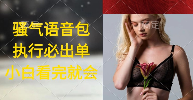 实行就有单，日入2000 ，爆红骚性语音库，新手看了课程内容就能立刻实际操作-沐颜网创资源