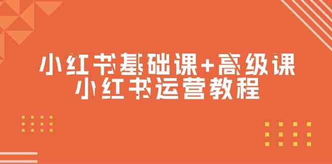 小红书基础课+高级课-小红书运营教程-沐颜网创资源
