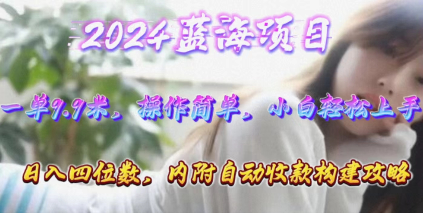 年轻群体的蓝海市场，1单9.9元，操作简单，小白轻松上手，日入四位数-沐颜网创资源