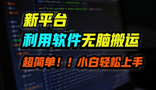 B站平台用软件无脑搬运，月赚10000+，小白也能轻松上手-沐颜网创资源