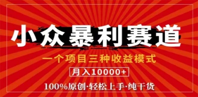 视频号最新爆火赛道，三种可收益模式，0粉新号条条原创条条热门 日入1000+-沐颜网创资源