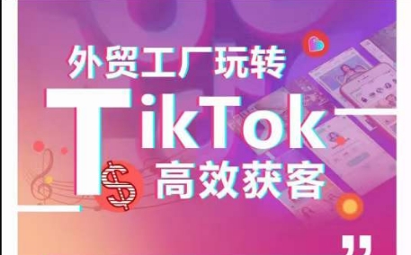 外贸工厂轻松玩TikTok高效率拓客，多种多样推广方式与内容创作方法，拆卸爆款短视频打造成功实例-沐颜网创资源