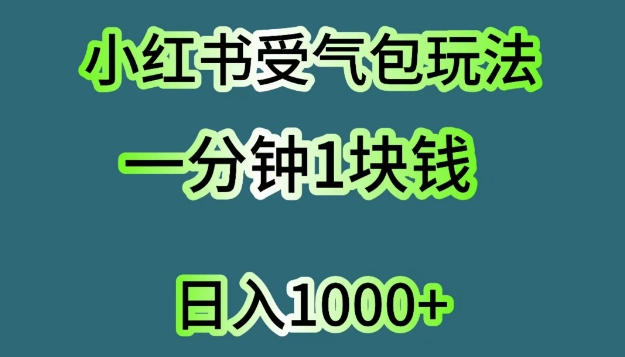 小红书的出气筒新项目，单机版实际操作日入多张-沐颜网创资源
