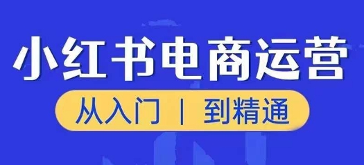 小红书电商运营课，实用教程，陪你把握住又一个挣钱出风口-沐颜网创资源