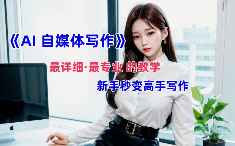 AI自媒体文章创作全网最详细教程，新手秒变写作高手，多方位发展-沐颜网创资源