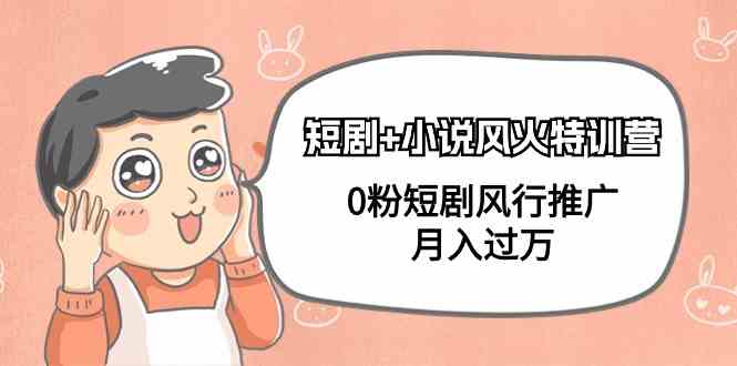 小说集 短剧剧本风热夏令营，0粉短剧剧本小说集流行营销推广，完成月入了万-沐颜网创资源