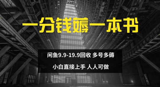 一分钱薅一本书 闲鱼9.9-19.9回收 多号多薅 小白直接上手-沐颜网创资源