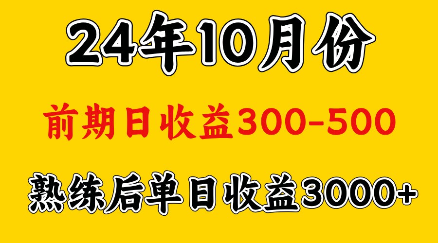 大神是靠什么赚钱.早期日盈利500 熟练后日盈利3000上下-沐颜网创资源
