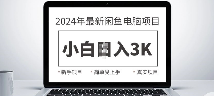 2024全新闲鱼电脑新项目，出手就可以吃肉的好项目-沐颜网创资源