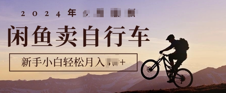 骑行圈的真相之我还在淘宝闲鱼单车，新项目成本低，0成本费就可以操作-沐颜网创资源