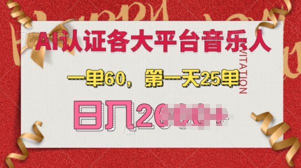 AI音乐申请各大平台音乐人，最详细的教材，日入多张-沐颜网创资源