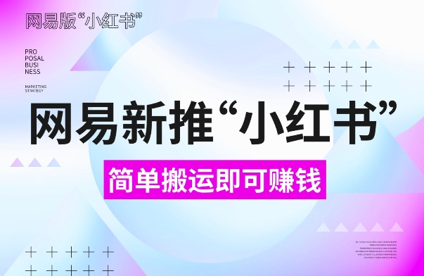 网易官方新推“小红书”，搬运即有收益，新手小白千万别错过(附详细教程)【揭秘】-沐颜网创资源