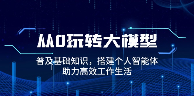从0玩转大模型，普及基础知识，搭建个人智能体，助力高效工作生活-沐颜网创资源