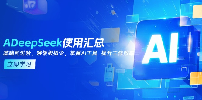 DeepSeek应用归纳，基本到升阶，引导词方法，把握AI专用工具  提高工作效率-沐颜网创资源