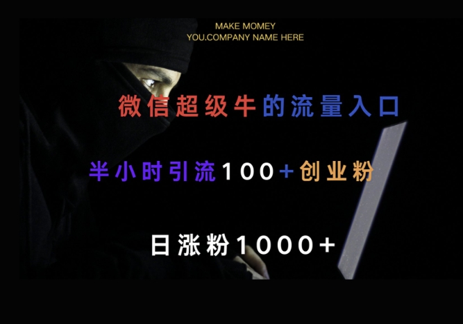 微信版本知乎问答，一小时引流方法100 自主创业粉，日增粉1000-沐颜网创资源