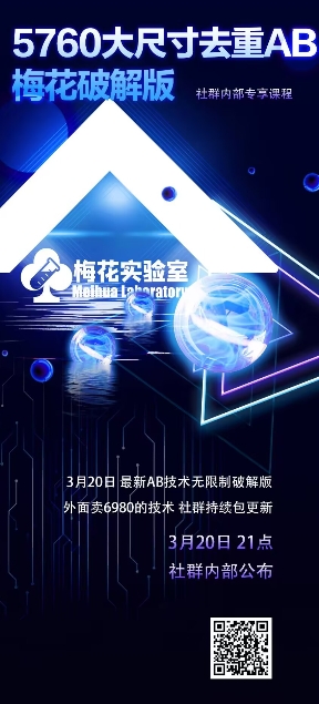 微信视频号连怼游戏玩法-5760大规格去重复AB技术性-红梅花试验室社群营销特享-沐颜网创资源