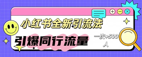 小红书的微信群引流方法：同行业总流量点爆方案-沐颜网创资源