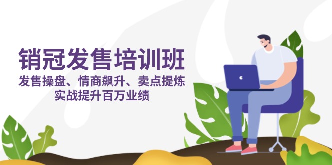 销售冠军 开售培训机构：开售 股票操盘 情商智商 飙涨 产品卖点 提炼出，实战演练提高上百万销售业绩-沐颜网创资源