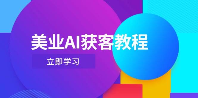 美容连锁AI拓客实例教程，用Deepseek 虚拟数字人，快速上手抖音直播-沐颜网创资源