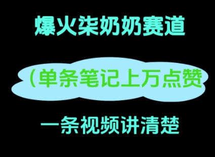小红书的爆红柒姥姥，13 天增粉 8.7 W，全过程拆卸-沐颜网创资源