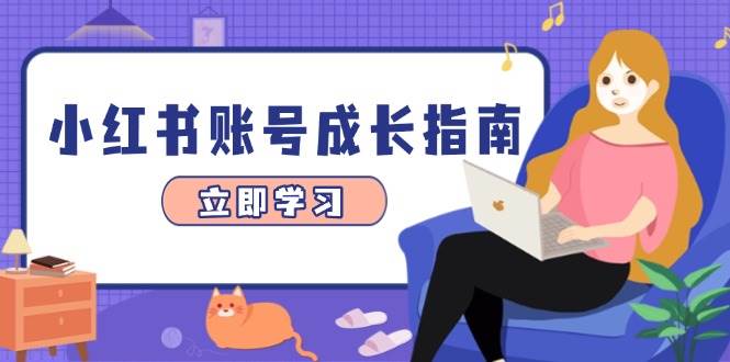 小红书账号成长指南，爆款选题+精准定位+数据分析，系统提升账号变现能力-沐颜网创资源