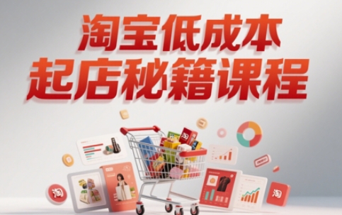 淘宝网降低成本出单系统软件课，帮助你迅速出单，弯道超车-沐颜网创资源