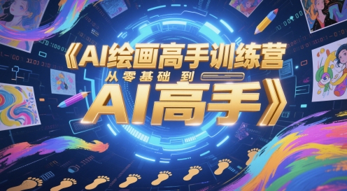 AI美术绘画大神夏令营，从零基础到AI大神-沐颜网创资源