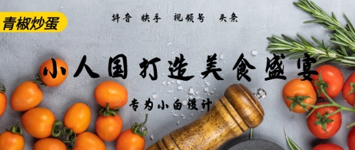 AI Deepseek制做小人国青椒炒蛋，短视频拆卸，简易受欢迎-沐颜网创资源