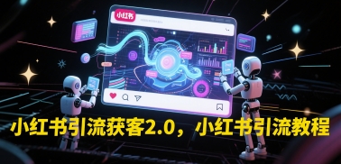 小红书引流拓客2.0，小红书引流实例教程-沐颜网创资源