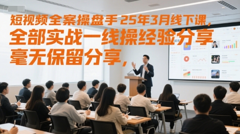 小视频软装股票操盘手25年3月面授课，所有实战演练一线股票操盘手心得分享，不遗余力共享，纯干货-沐颜网创资源