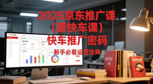 2025京东推广课解锁京东快车推广密码，新手必看运营宝典-沐颜网创资源