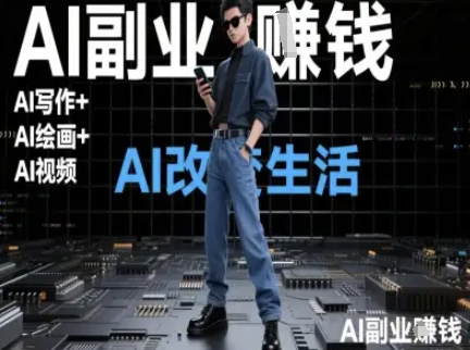 AI改变生活，AI副业挣钱-沐颜网创资源