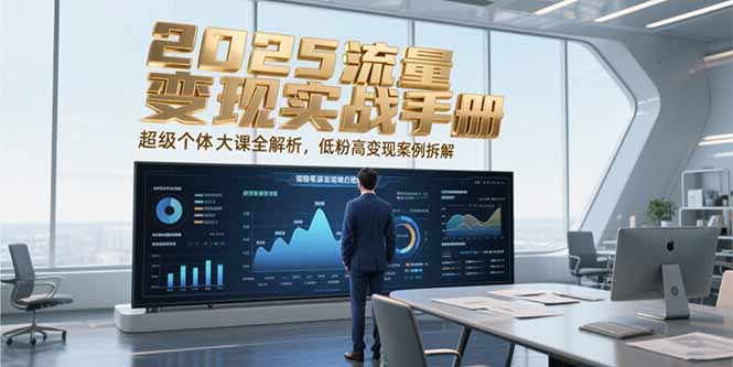 2025流量变现实战手册，超级个体大课全解析，低粉高变现案例拆解-沐颜网创资源