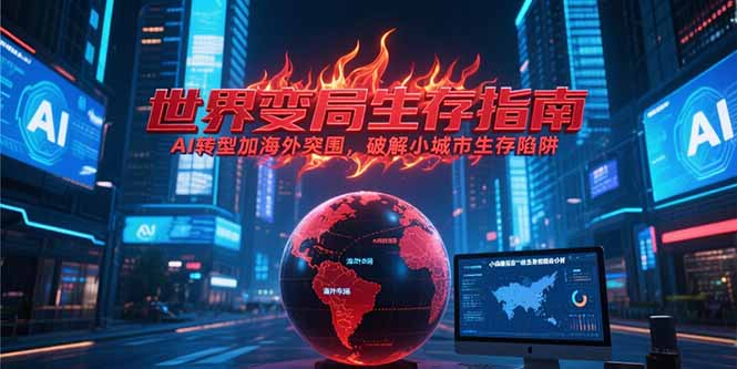 付费文章《世界变局生存指南，AI转型加海外突围，破解小城市生存陷阱》-沐颜网创资源