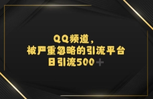 引流蓝海QQ频道，日引500+创业粉-沐颜网创资源