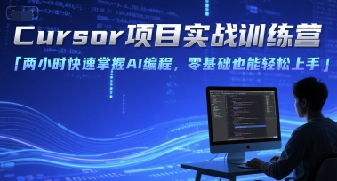 Cursor项目实战训练营，两小时快速掌握AI编程，零基础也能轻松上手-沐颜网创资源